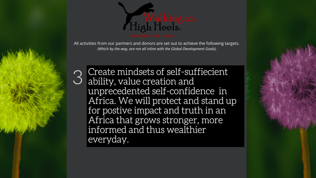 Walking on high heels objectives 3